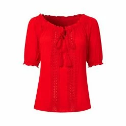 Joe Browns Red Beautiful Boho Top -Joe Browns shop unnamed file 1015