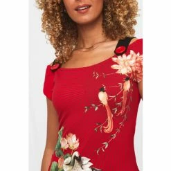 Joe Browns Red Marvellously Majestic Top 3 Joe Browns Red Marvellously Majestic Top -Joe Browns shop unnamed file 1029