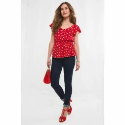 Joe Browns Red Fun And Flirty Top -Joe Browns shop unnamed file 1035