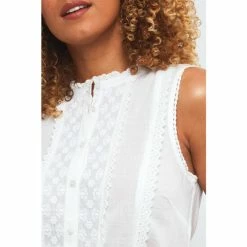 Joe Browns White The Annie Embroidered Blouse -Joe Browns shop unnamed file 1051