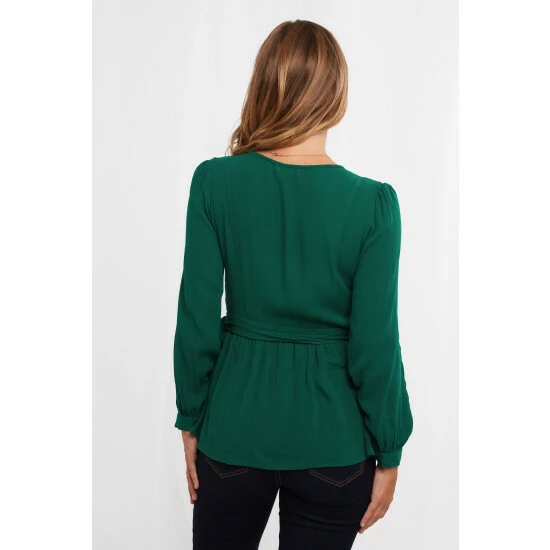unnamed-file-1083.jpg Joe Browns Green Exceptional Embroidered Wrap Blouse -Joe Browns shop unnamed file 1083