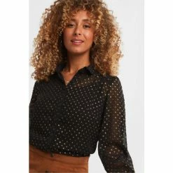 Joe Browns Black Dazzling Spot Blouse