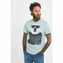 Joe Browns Blue Cool And Calm Polar Bear Graphic T Shirt