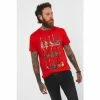 Joe Browns Red Multiple Guitar Rock And Roll Graphic Print T-Shirt