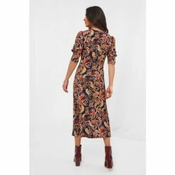 Joe Browns Blue Round Neck Paisley Swirls Dress -Joe Browns shop unnamed file 115