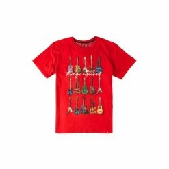 Joe Browns Red Multiple Guitar Rock And Roll Graphic Print T-Shirt -Joe Browns shop unnamed file 1152