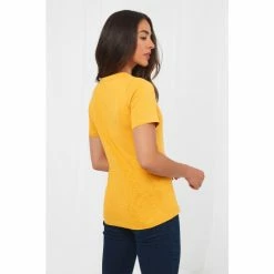 Joe Browns Yellow Autumnal Florals T-Shirt -Joe Browns shop unnamed file 1179