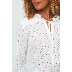 Joe Browns White Beautiful Broderie Top -Joe Browns shop unnamed file 1235