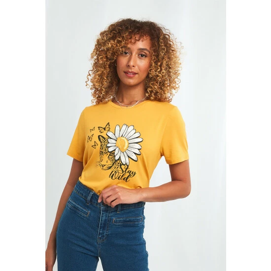 unnamed-file-1243.jpg Joe Browns Yellow Stay Wild T-Shirt -Joe Browns shop unnamed file 1243