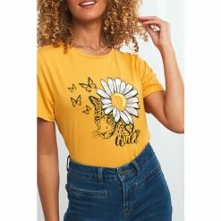 Joe Browns Yellow Stay Wild T-Shirt 3 Joe Browns Yellow Stay Wild T-Shirt -Joe Browns shop unnamed file 1246