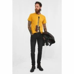 Joe Browns Gold Butterfly Guitar Graphic Print T-Shirt -Joe Browns shop unnamed file 1272