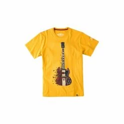 Joe Browns Gold Butterfly Guitar Graphic Print T-Shirt -Joe Browns shop unnamed file 1275