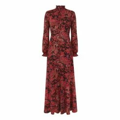 Joe Browns Black Collared Long Sleeve Paisley Dress -Joe Browns shop unnamed file 13