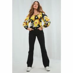 Joe Browns Black Devine Daisy Top
