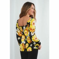 Joe Browns Black Devine Daisy Top -Joe Browns shop unnamed file 1306