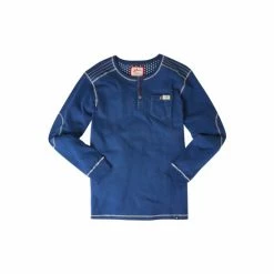 Joe Browns Blue Road Trip Henley T-Shirt