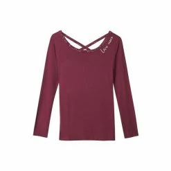 Joe Browns Purple Comfy Cross Back Yoga Top -Joe Browns shop unnamed file 1385