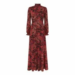 Joe Browns Black Collared Long Sleeve Paisley Dress -Joe Browns shop unnamed file 14
