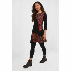 Joe Browns Black Standout Patchwork Paisley Print Tunic