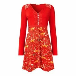 Joe Browns Orange Fox And Florals Animal Print Tunic -Joe Browns shop unnamed file 1488