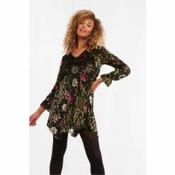 Joe Browns Black Wild Flower Tunic