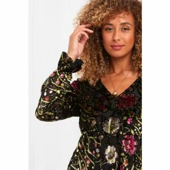 Joe Browns Black Wild Flower Tunic -Joe Browns shop unnamed file 1503