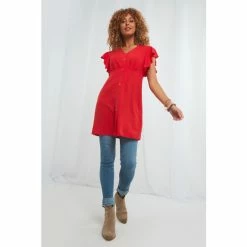 Joe Browns Red Easy Breezy Button Through Tunic