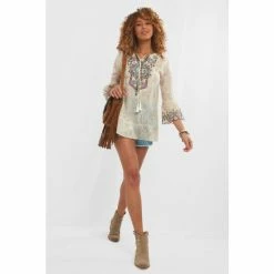 Joe Browns Cream Stunning Embroidered Tunic -Joe Browns shop unnamed file 1553