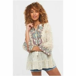 Joe Browns Cream Stunning Embroidered Tunic -Joe Browns shop unnamed file 1556