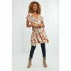 Joe Browns Cream Happy Days Floral Tunic Top