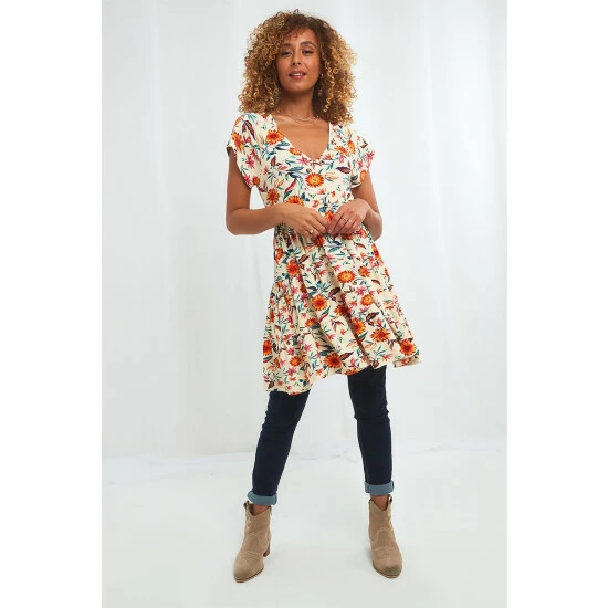 unnamed-file-1557.jpg Joe Browns Cream Happy Days Floral Tunic Top -Joe Browns shop unnamed file 1557