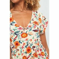 Joe Browns Cream Happy Days Floral Tunic Top 3 Joe Browns Cream Happy Days Floral Tunic Top -Joe Browns shop unnamed file 1560