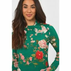 Joe Browns Green Bright And Bold Heron And Florals Bird Print Tunic -Joe Browns shop unnamed file 1571