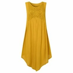 Joe Browns Yellow Curious Crochet Tunic -Joe Browns shop unnamed file 1582