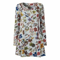 Joe Browns Grey Long Sleeve Woodland Floral Tunic -Joe Browns shop unnamed file 1647