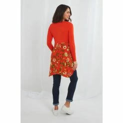 Joe Browns Orange Lovely Lace Trim Tunic -Joe Browns shop unnamed file 1651