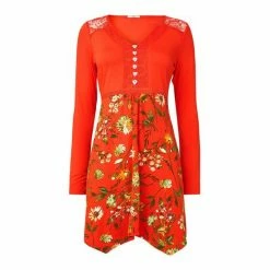 Joe Browns Orange Lovely Lace Trim Tunic -Joe Browns shop unnamed file 1653