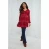 Joe Browns Red Lovely Lace Boho Tunic