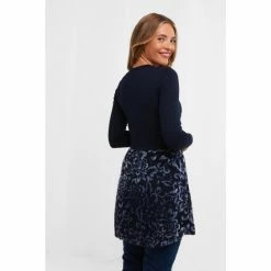 Joe Browns Blue Feeling Festive Devore Tunic -Joe Browns shop unnamed file 1690
