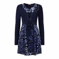 Joe Browns Blue Feeling Festive Devore Tunic -Joe Browns shop unnamed file 1692