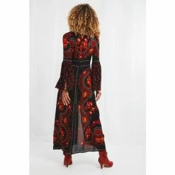 Joe Browns Black Abstract Button Through Scoop Neck Boho Dress -Joe Browns shop unnamed file 17