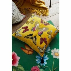 Joe Browns Multi Butterfly Tassel Embroidered Cushion