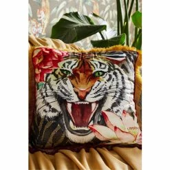 Joe Browns Multi Ferocious Fringed Reversible Cushion