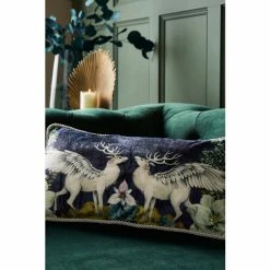 Joe Browns Black Fabulous Forest Boudoir Cushion