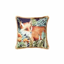 Joe Browns Black Floral Woodland Fox Cushion -Joe Browns shop unnamed file 1898