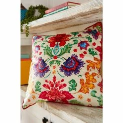 Joe Browns Black Fabulous Floral Cushion