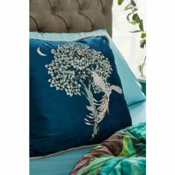 Joe Browns Black Embroidered Owl Cushion