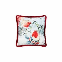 Joe Browns Black Fabulous Festive Robin Reversible Cushion -Joe Browns shop unnamed file 1919