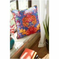 Joe Browns Blue Terrific Tiger Floral Cushion -Joe Browns shop unnamed file 1942