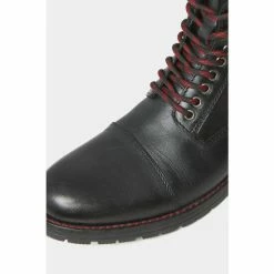 Joe Browns Black Buckle Fastening Leather Lace Up Boots -Joe Browns shop unnamed file 1958